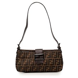 Sac seau Fendi Zucca Mamma Marron