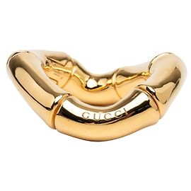 Bracelet jonc Bamboo Gucci Doré