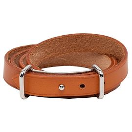 Hermès Pulsera larga Api II Hermes Castaño
