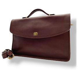 Coach 5265 Old Turnlock Briefcase Brown