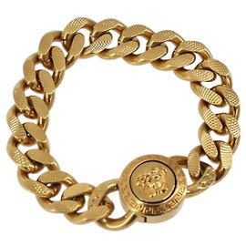 Pulseira VERSACE metal Gold Auth SW2374V Dourado