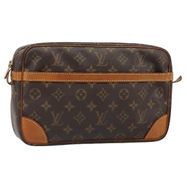 LOUIS VUITTON Clutch Monogram Compiegne 28 M51845 LV Auth 179532 Monograma