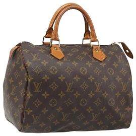 LOUIS VUITTON Bolso Monogram Speedy 30 M41526 LV Auth 186053A Monograma