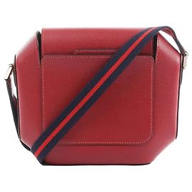 Hermès Borsa a tracolla HERMES Octagon Veau Epsom Rouge Grenat X: 2016 Rosso