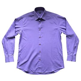 Kenzo Homme Camisa de algodão roxa Roxo