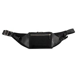 Balenciaga Logo Gürteltasche Schwarz