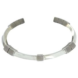 Bottega Veneta Silver Bangle Cuff Bracelet Other