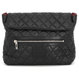 Borsa in pelle nera Chanel Nero