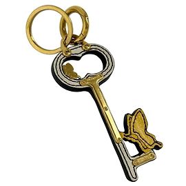 Prada Women's Leather Butterfly Keyring Other