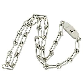 Collana a maglie da uomo Gucci Argento