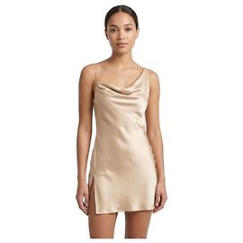Autre Marque Robe mini Ninfa dorée Multicolore