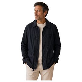 Abrigo Burberry de algodón negro para hombre Negro