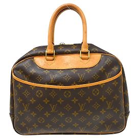 Bolsa Louis Vuitton Deauville em Canvas Monogram 34 Marrom