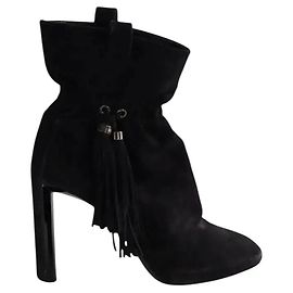 Céline Botas pretas Preto