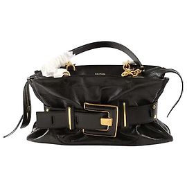 Balmain Borsa a tracolla nera Nero
