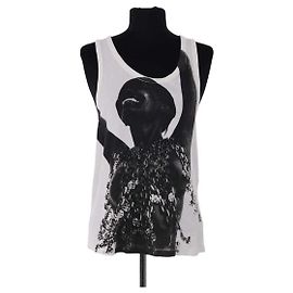 Paco Rabanne Top blanco sin mangas Blanco