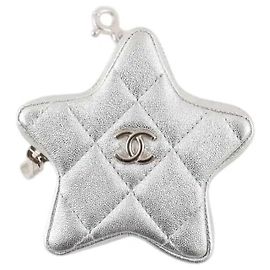 Chanel Silver wallet Silvery