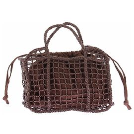 Autre Marque LAILA GOHAR Brown Polyamide Handbag Brown