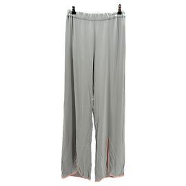 Autre Marque Graue Hose mit rosa Detail Grau