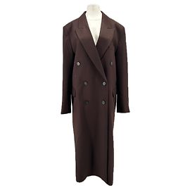 Autre Marque THE FRANKIE SHOP Trench Coat Brown Brown