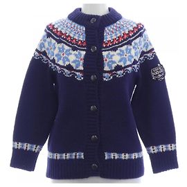 Chanel Cardigan Blau