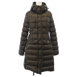 Moncler HERMINE Down Coat Green Khaki