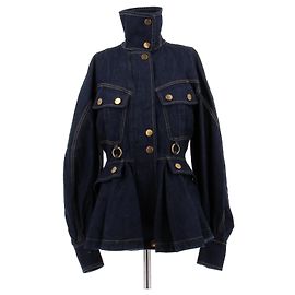 Zimmermann Blue Cotton Denim Jacket Blue