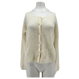 SéZane weißer Wollcardigan XL Weiß