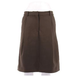 Jupe marron Totême en polyester Marron