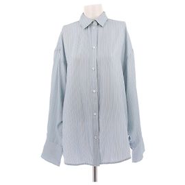 Totême Camicia blu a righe Blu