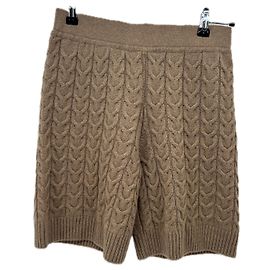 Autre Marque Short beige cachemire Beige