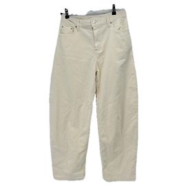 Autre Marque Pantaloni a coste bianchi Bianco
