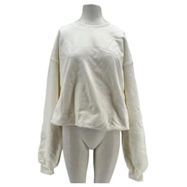 Autre Marque THE MANNEI Beiger Baumwollpullover Weiß