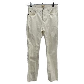 SéZane White Cotton Jeans Size 36 White
