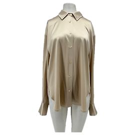 Autre Marque Chemise satinée beige Beige