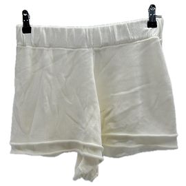 Autre Marque DISSH White Viscose Shorts Size S White