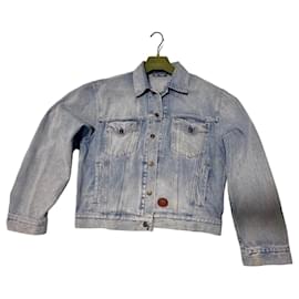 Gucci Blue Denim Jacket Blue