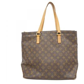 Borsa a Spalla Louis Vuitton Monogram Cabas Mezzo Marrone