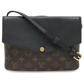 Pochette à bandoulière Louis Vuitton Monogram Twice Noir