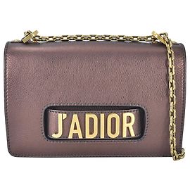 Dior Marron Medium J'Adior Chain Flap Marron Bronze