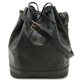Borsa a Spalla Noé Epi Louis Vuitton Nero