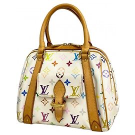 Louis Vuitton Monogram Multicolore Priscilla Handbag M40096 White