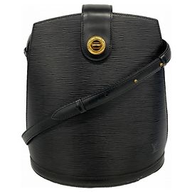 Sac à épaule Louis Vuitton Epi Cluny M52252 Noir Noir