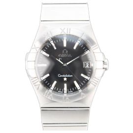 Omega Constellation 35mm Quartz Quadrante Nero Acciaio 123.10.35.60.01.001 Nero