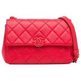 Chanel Pink Medium Caviar My Everything Flap Rose