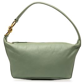 Borsa a tracolla Bottega Veneta Green Small Knot Verde