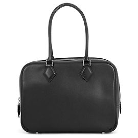 Hermès Borsa Hermes Plume 28 in pelle Epsom nera Nero
