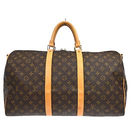 Louis Vuitton Keepall Bandouliere Monogram Canvas 50 Brown