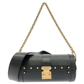 Borsa a tracolla Louis Vuitton Epi Papillon Trunk M58655 Nero