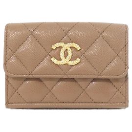 Cartera Chanel AP5075 Tri-Fold Beige